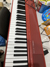 美得理（MEDELI）電鋼琴SP-C120重錘88鍵配重便攜重錘電子鋼琴 紅色琴頭+黑腳架 曬單實(shí)拍圖