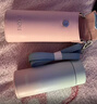膳魔師（THERMOS）素色體316L不銹鋼內膽保溫杯禮盒含杯套送禮佳選350ml 紫黃漸變 曬單實(shí)拍圖