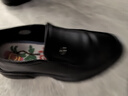 海瀾之家HLA皮鞋男士透氣商務(wù)休閑套腳一腳蹬男鞋HAAPXM4DAL290 增高款40 曬單實(shí)拍圖