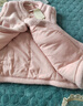 戴維貝拉（DAVE＆BELLA）兒童夾棉背心中國風(fēng)女寶坎肩小童馬甲女童冬裝新年無(wú)袖上衣 粉色【現貨】 110 cm（建議身高100-110cm） 曬單實(shí)拍圖