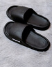 優(yōu)藝菲拖鞋2025新款男士時(shí)尚涼拖EVA家居室內防臭防滑厚底外穿 黑色EVA拖鞋 42-43 （偏小.建議拍大一碼） 曬單實(shí)拍圖