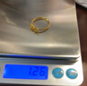 六福珠寶光影金足金蝴蝶結手工繞金線(xiàn)工藝實(shí)心黃金戒指計價(jià)GJG0193DS 15號-1.41克(含工費216元) 曬單實(shí)拍圖
