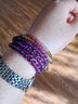 福進(jìn)家烏拉圭8A級紫水晶108顆手串女多圈紫色水晶手鏈轉運珠送女友禮物 8A級紫水晶108顆手串-6MM 曬單實(shí)拍圖