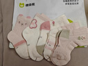 棉奇熊嬰兒襪子夏季薄款新生兒純棉女童網(wǎng)眼襪寶寶春夏花邊兒童薄襪5雙 B1040云朵小兔【10A級抗菌 透氣網(wǎng)眼】 5雙 3-5歲 -L碼-建議腳長(cháng)14CM左右 曬單實(shí)拍圖