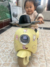 HIMEILI兒童電動(dòng)摩托車(chē)可坐雙人遙控三輪車(chē)1-6歲男女孩寶寶可駕駛玩具車(chē) 黃色雙驅+12V9A+軟座+遙控 曬單實(shí)拍圖