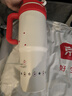 STANLEY同廠(chǎng)保溫杯吸管巨無(wú)霸大容量冰霸杯女生高顏值水杯子 清新紅1000ml 曬單實(shí)拍圖