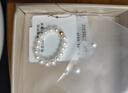 六福珠寶新年禮物 mipearl18K金淡水珍珠戒指 總重約1.06克-16粒 曬單實(shí)拍圖