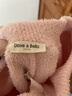 戴維貝拉（DAVE＆BELLA）兒童毛絨連帽上衣長(cháng)褲兩件套小童睡衣女寶寶家居服套裝冬季新款 粉色【現貨】 110 cm（建議身高100-110cm） 曬單實(shí)拍圖