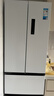 美的（Midea）400L法式四開(kāi)門(mén)冰箱超薄零嵌入式小戶(hù)型一級能效風(fēng)冷無(wú)霜節能變頻以舊換新白色MR-418WFPE國家補貼 曬單實(shí)拍圖