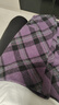 范思藍恩高腰復古格紋羊毛呢半身裙短裙女2025秋冬新款小A裙4265 紫色格紋 XL 曬單實(shí)拍圖