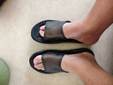 京東京造【浴室拖】拖鞋男士軟彈速干漏水拖鞋eva浴室涼拖熠光黑42-43 曬單實(shí)拍圖