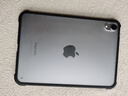 閃魔適用iPad mini7/6保護殼24/22款ipadmini7/6保護套磨砂防指紋蘋(píng)果亞克力透明磨砂黑色 曬單實(shí)拍圖