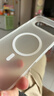 Snowkids適用iPhone Air磁吸手機殼 17超薄磨砂半透明防滑防摔防指紋 全包大孔 軟殼時(shí)尚簡(jiǎn)約保護殼套 透白 曬單實(shí)拍圖