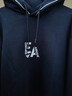 阿瑪尼EMPORIO ARMANI【禮物】EA男士飾邊大鷹標連帽衛衣帽衫 曬單實(shí)拍圖