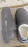 防水包跟棉拖鞋男士秋冬季新款加絨保暖防滑情侶居家用外穿棉鞋女 卡其色 42-43 （建議拍大一碼） 曬單實(shí)拍圖