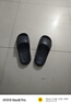稻草人拖鞋男士居家用洗澡防滑浴室內戶(hù)外穿情侶厚底靜音女涼拖 黑40-41 曬單實(shí)拍圖