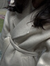 帕什雙面駝絨大衣女20%羊駝絨秋冬西裝領(lǐng)短款毛呢外套 RT-T102 米白色 XS 曬單實(shí)拍圖