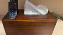 森物社胡桃木紙巾盒高級感客廳多功能抽紙盒桌面高顏值餐桌茶幾收納盒 曬單實(shí)拍圖