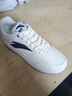 安踏（ANTA）元年2|板鞋男女同款運動(dòng)休閑軟底增高復古潮流運動(dòng)鞋小白鞋板鞋 【男款】象牙白/深藍黑-7 41 （男8碼） 曬單實(shí)拍圖
