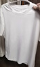 紅豆【水母T】含棉男士t恤短袖男圓領(lǐng)透氣打底T恤男白色T恤男 極地白2件【2件裝更優(yōu)惠】 L 175/92A 曬單實(shí)拍圖