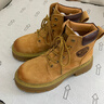 H8馬丁靴男中幫英倫風(fēng)真皮工裝鞋高幫厚底戶(hù)外登山鞋男士大黃靴子 黃棕色（豬皮）旗艦版 40 男碼 曬單實(shí)拍圖