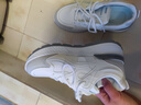 昌祥回力女鞋秋冬季百搭厚底增高運動(dòng)鞋女士皮面防滑軟底休閑ins潮鞋子女 白灰 37 曬單實(shí)拍圖