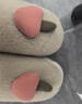 9i9月子鞋冬加厚加絨軟底孕產(chǎn)婦拖鞋厚底包跟防滑家居鞋38/39A134 曬單實(shí)拍圖