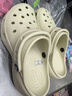 卡駱馳（crocs）女鞋厚底云朵洞洞鞋戶(hù)外休閑時(shí)尚一腳蹬沙灘鞋 206750-2Y2 36-37 曬單實(shí)拍圖