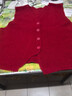 【爆款熱賣(mài)】針織毛線(xiàn)馬甲女外穿新款配裙子疊穿坎肩短款毛衣背心 紅色 【加厚保暖】 M （95-105斤） 曬單實(shí)拍圖