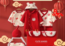 虎洋洋（HuYangYang）嬰兒衣服新生兒衣服禮盒套裝剛出生寶寶滿(mǎn)月送禮物高檔用品20件套 曬單實(shí)拍圖
