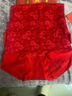 美·雅·挺本命年屬馬內褲女士純棉全棉抗菌襠高腰收腹提臀大碼蕾絲紅色短褲 曬單實(shí)拍圖