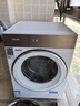 東芝（TOSHIBA）T25滾筒洗衣機全自動(dòng)家用 12公斤大容量 純平全嵌 洗凈比1.32 納米粒子鮮衣 AI雙智投 DG-12T25BW 曬單實(shí)拍圖