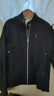 GXG男裝 經(jīng)典工裝哈靈頓夾克格紋內里重磅帆布立領(lǐng)外套26年春新品 黑色 M 曬單實(shí)拍圖