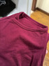 卡森蘭保暖內衣女純棉本命年酒紅色打底棉毛衫大碼女士秋衣秋褲套裝 曬單實(shí)拍圖