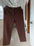 beanpole【新年禮物】哈倫版  女士美拉德日常通勤風(fēng)職場(chǎng)針織休閑運動(dòng)長(cháng)褲 栗色 27 165/70A 曬單實(shí)拍圖