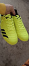 雙星（shuangxing）足球鞋男TF碎釘成人青少年防滑耐磨比賽訓練球鞋 熒光綠 40 曬單實(shí)拍圖