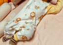 愛(ài)貝迪拉（AIBEDILA）兒童睡衣秋冬純棉寶寶連體衣爬服男女孩家居空調服無(wú)骨 7A抗菌連體家居服-巴倫特森林 100cm 建議30-37斤 曬單實(shí)拍圖