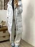 波司登25年冬季羽絨服男女情侶同款超長(cháng)款加厚連帽明星同款外套 曬單實(shí)拍圖