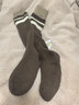 自由系小腿襪子女款秋冬加絨加厚英倫風(fēng)長(cháng)筒襪保暖護腿冬天絨毛月子長(cháng)襪 曬單實(shí)拍圖