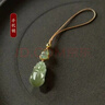 buhesyt老鳳凰999和田玉貔貅汽車(chē)鑰匙扣淺青簡(jiǎn)約吊墜男女項鏈掛飾手機鏈 手機鏈款 曬單實(shí)拍圖