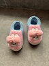 巴拉巴拉兒童拖鞋秋冬季室內家居寶寶可愛(ài)包跟棉拖鞋保暖毛絨男童女童棉鞋 曬單實(shí)拍圖