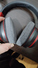 承策 適用索尼SONY MDR-7506 7510耳罩MDR-M1 MDR-V6 CD900ST頭戴式耳機套MSR7耳機罩舒適海綿墊配件 灰色棉布耳套一對裝【親膚款】 曬單實(shí)拍圖