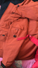 鴨鴨（YAYA）王一博同款新山系羽絨服短款男2025年冬季新款戶(hù)外工裝保暖外套YX 橘色 L 曬單實(shí)拍圖