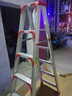 康鵬鋁合金人字梯子家用折疊伸縮升降加厚工程梯多功能樓梯雙面登高梯 加強加固型1.8米加厚 順豐配送 曬單實(shí)拍圖