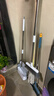 佳幫手折疊掃把簸箕套裝掃地掃帚兩件套家用旋轉笤帚防風(fēng)梳齒型畚箕 曬單實(shí)拍圖