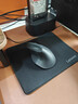 聯(lián)想（Lenovo）鼠標墊 布面橡膠加厚防滑耐磨 辦公游戲鼠標墊 精密鎖邊 250*200*3mm 黑色鼠標墊  MP1 曬單實(shí)拍圖