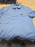 比音勒芬【冰氧吧】夏季款男士時(shí)尚休閑上衣多色抗菌涼感舒彈短袖POLO衫T 45天藍色 XL （110） 曬單實(shí)拍圖