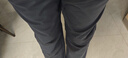 京東京造【澳毛彈力抗皺】休閑褲男加絨商務(wù)直筒長(cháng)褲子男灰色33 曬單實(shí)拍圖