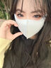 京祝防曬口罩春夏輕薄透氣戶(hù)外男女防塵3D立體高顏值護眼角礁石黑 曬單實(shí)拍圖