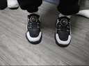 回力（Warrior）男童休閑運動(dòng)鞋春秋款網(wǎng)面透氣跑步鞋WZ-1557 米/黑34 曬單實(shí)拍圖